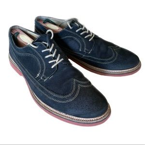 1901 by Nordstrom - Black Leather & Suede Oxford Shoes